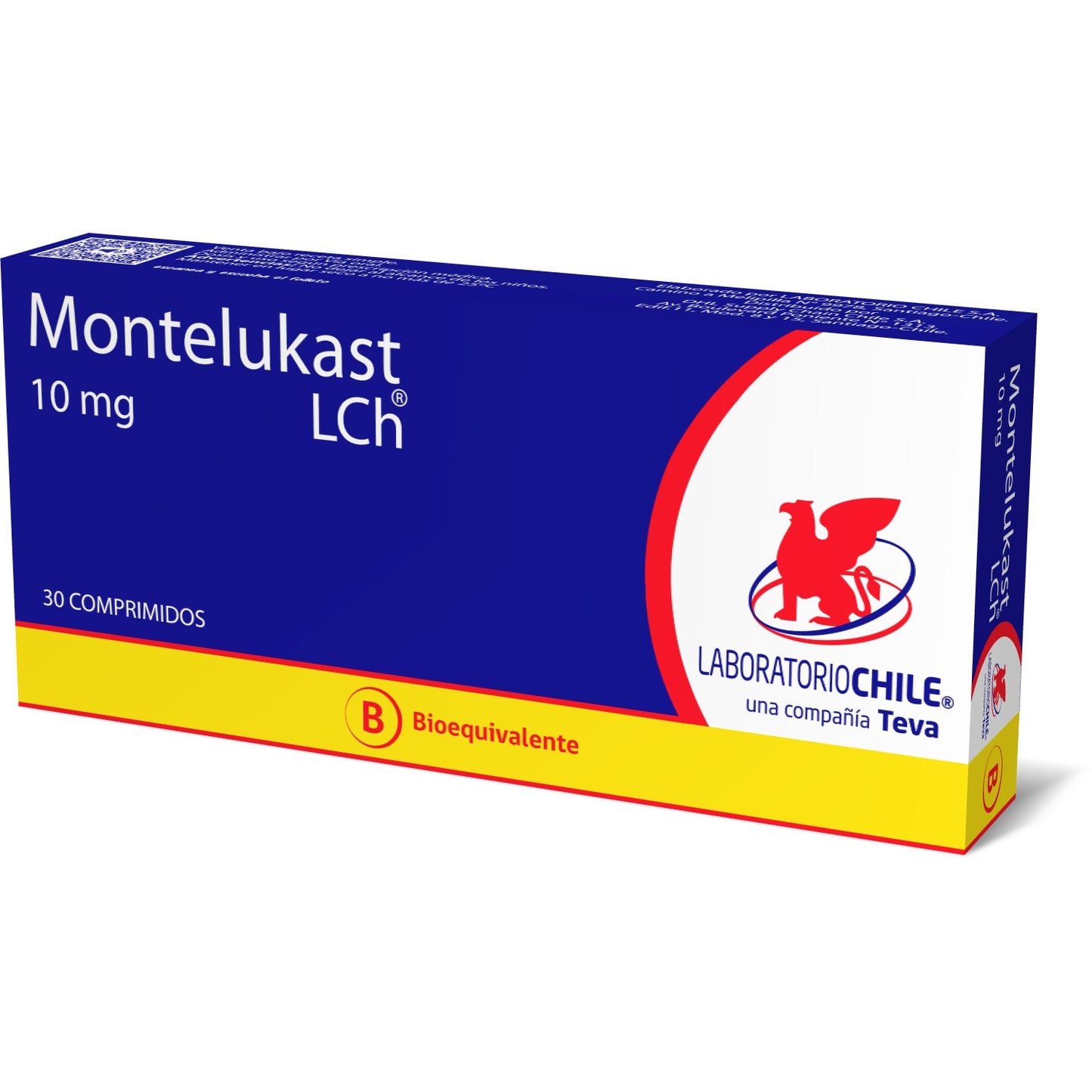 Montelukast 10Mg X 30 Comprimidos - Chile