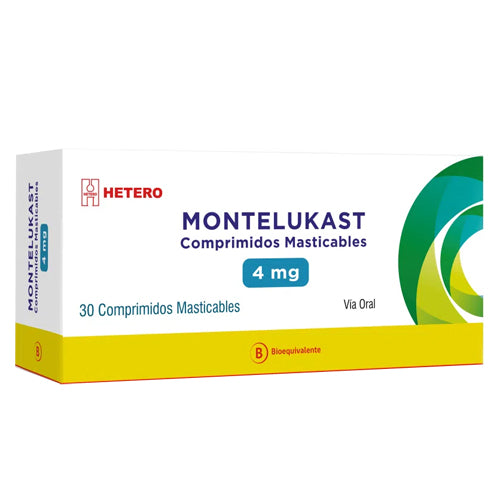 Imagen del producto Montelukast 4 mg x30 comp. Masticables de HETERO