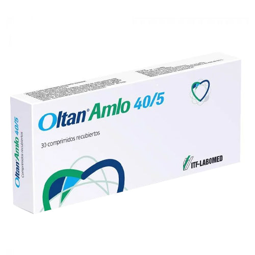 Oltan Amlo 40mg / 5mg x 30 Comprimidos Recubiertos - ITF-LOBAMED - Farmacias San Martín