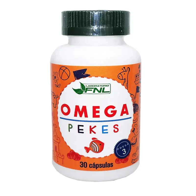 Omega Pekes x 30 Capsulas - FNL - Farmacias San Martín