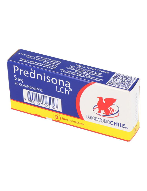 Prednisona 5mg x 20 Comprimidos