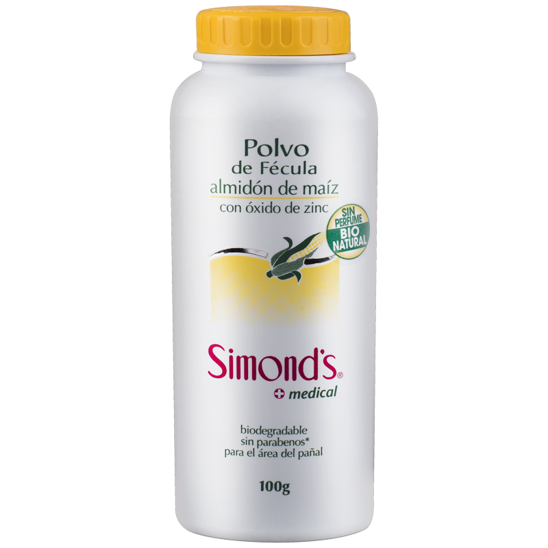 Simonds Talco Vegetal Fecula 100gr - SIMONDS - Farmacias San Martín