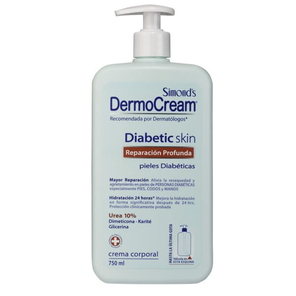 Dermocream Diabetic Skin 10% Urea 750ml