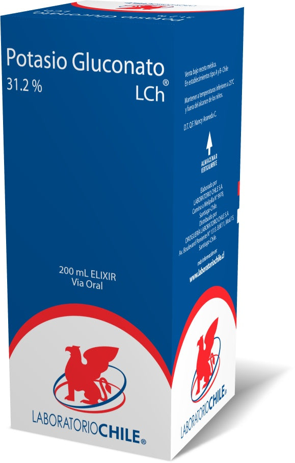 Potasio Gluconato 31.2% Jarabe 200ml