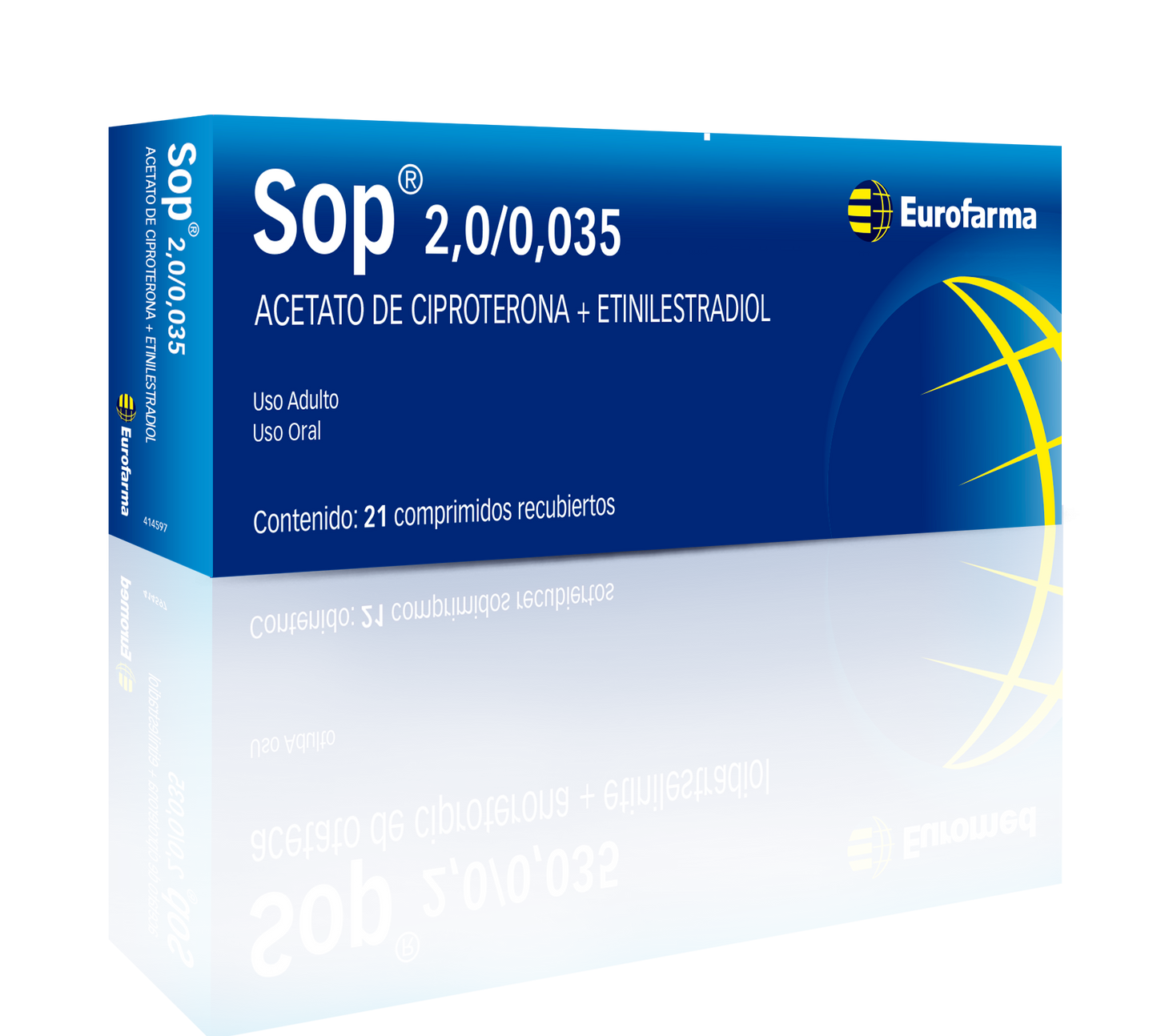 Sop 2.0 / 0.035 x 21 Comprimidos Recubiertos - EUROFARMA - Farmacias San Martín