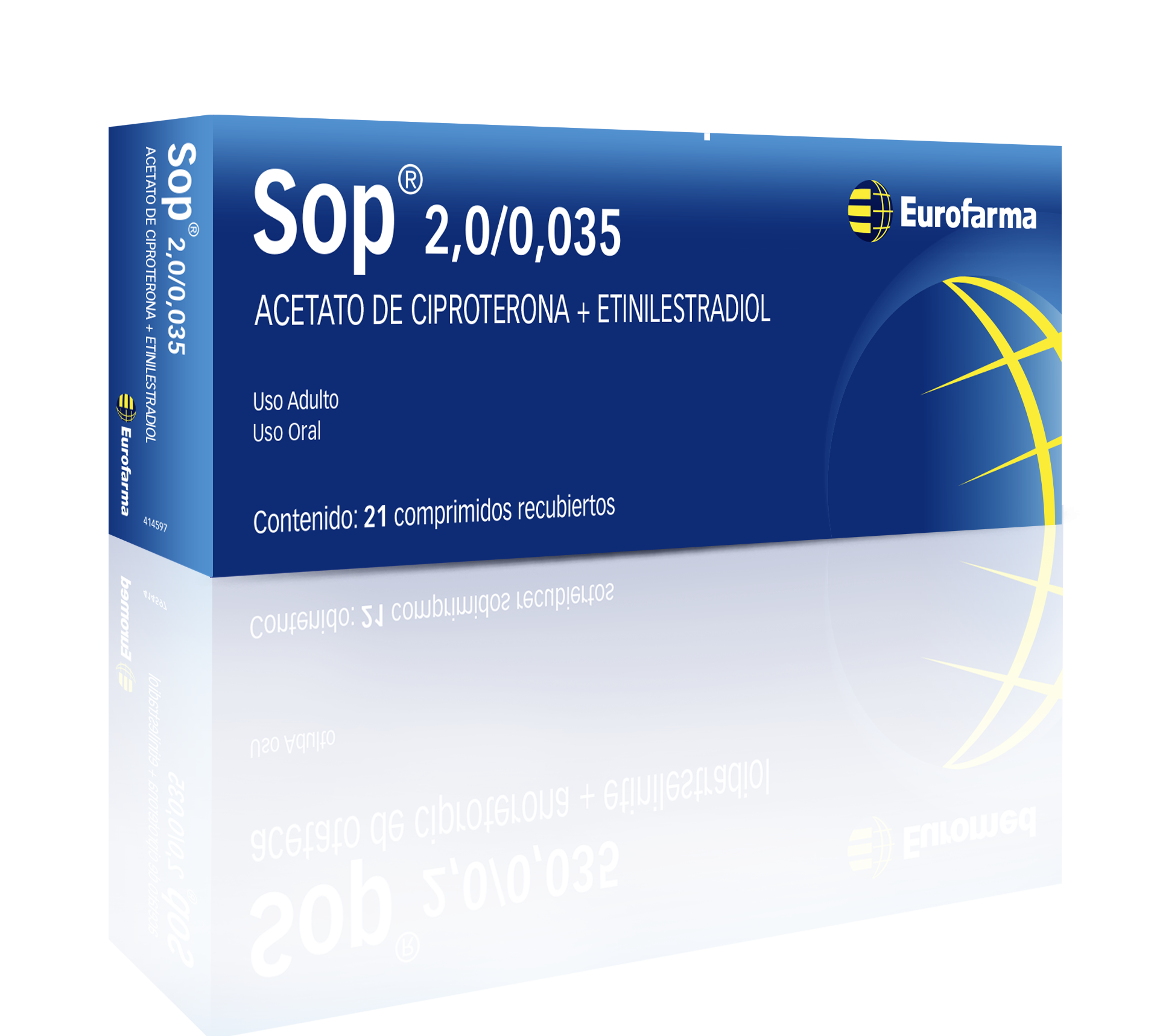 Sop 2.0 / 0.035 x 21 Comprimidos Recubiertos - EUROFARMA - Farmacias San Martín