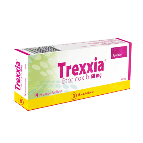 Trexxia 60mg x 14 Comprimidos Recubiertos - SYNTHON - Farmacias San Martín