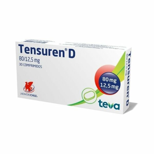 Tensuren D 80mg / 12.5mg x 30 Comprimidos - TEVA - Farmacias San Martín