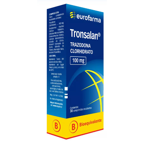 Tronsalan 100mg x 30 - EUROFARMA - Farmacias San Martín