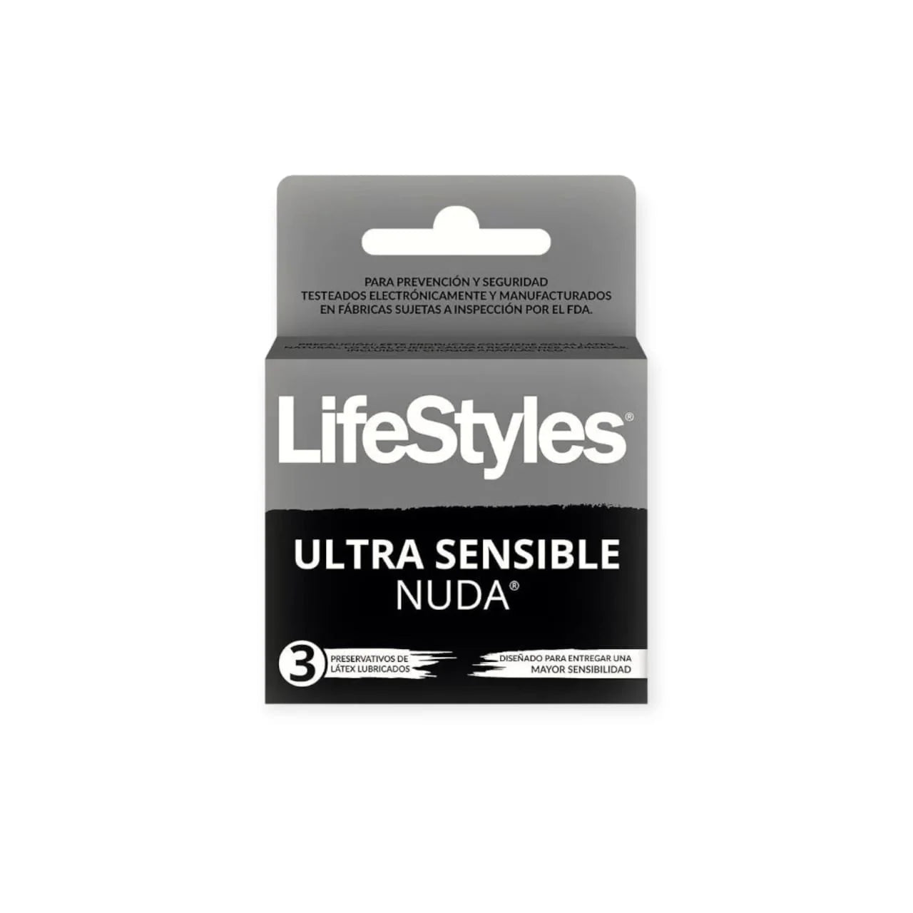 Ultra Sensible Nuda x 3 Preservativos - LIFESTYLES - Farmacias San Martín
