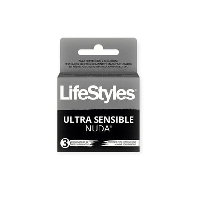ULTRA SENSIBLE NUDA X 3 PRESERVATIVOS