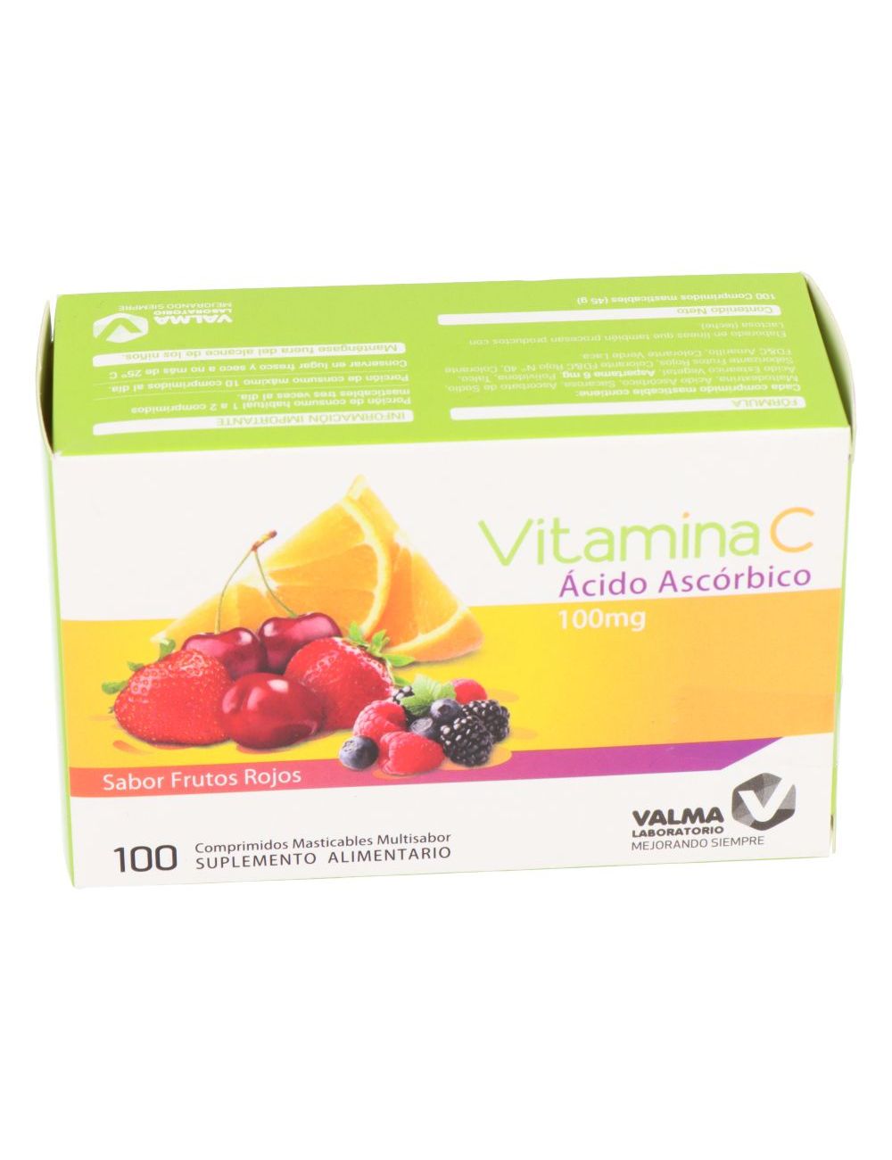 Vitamina C Com 100 Mg X 100 Valma - Farmacia
