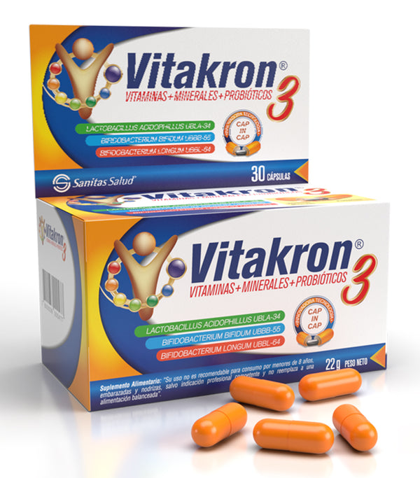 Vitakron 3 x 30 Capsulas