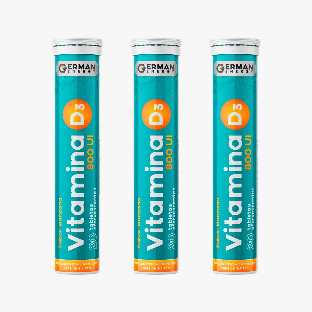 Imagen del producto Vitamina D3 800 UI x20 comp. Efervescentes de GERMAN ENERGY