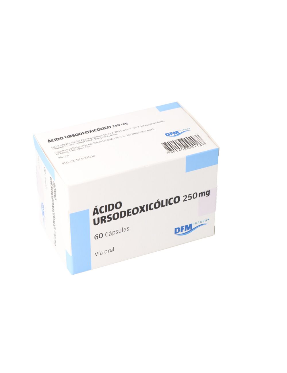 Cenabast - Acido Ursodeoxicolico 250Mg X 60 Capsulas - Dfm Pharma