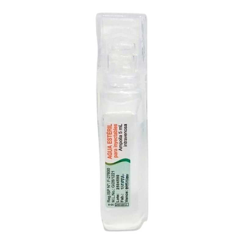 Agua Esteril para Inyectable 5ml - VITAFARMA - Farmacias San Martín