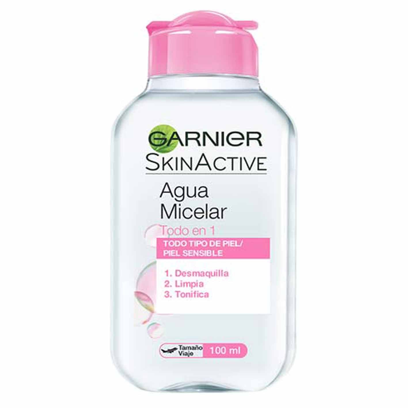 Garnier Agua Micelar Todo en 1 100ml - GARNIER - Farmacias San Martín