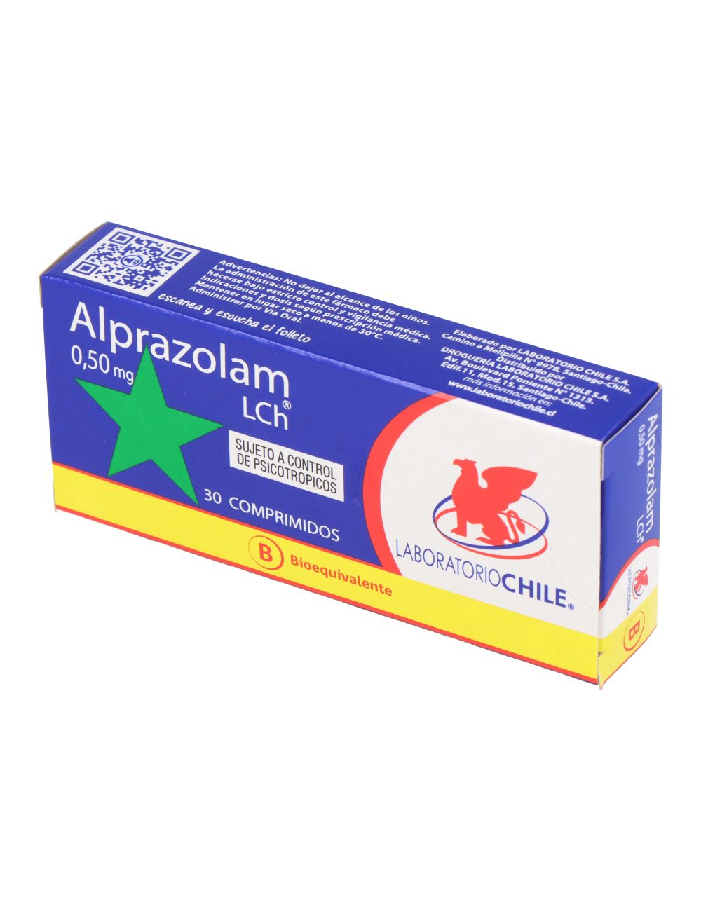 Alprazolam Com 0.5 Mg X 30 - Farmacia