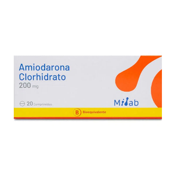 Amiodarona 200mg x 20 Comprimidos - MINTLAB - Farmacias San Martín