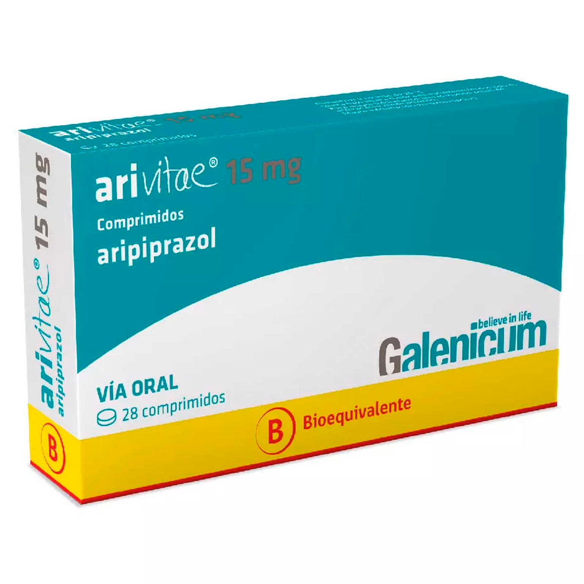 Arivitae Com 15 mg x 28 - GALENICUM - Farmacias San Martín