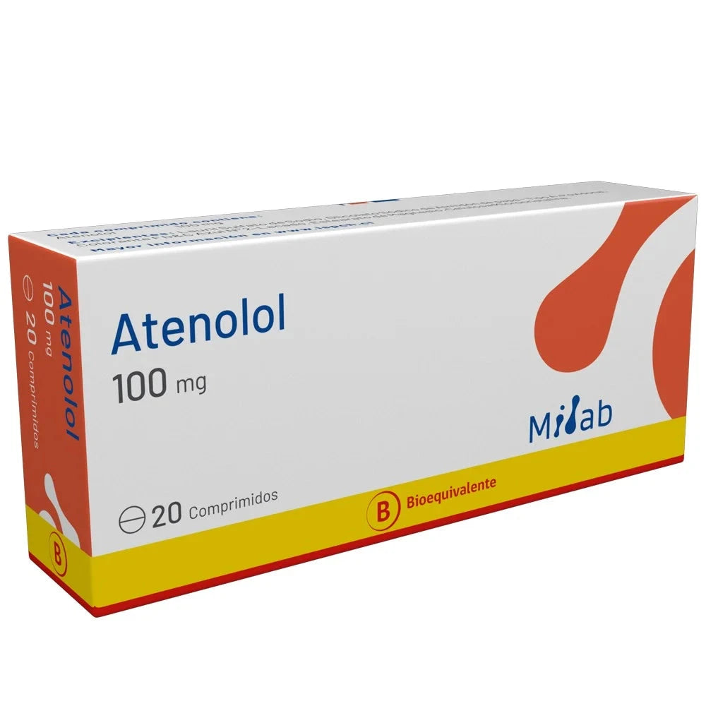 Atenolol 100Mg X 20 Comprimidos - Mintlab