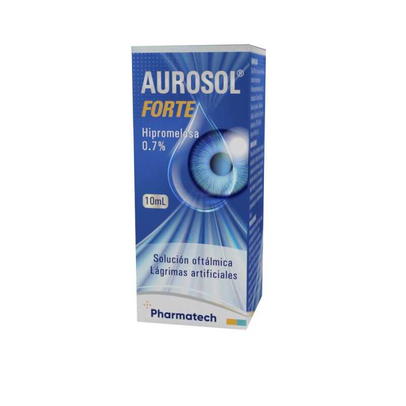 Aurosol 0.7% Solucion Oftalmica Lagrimas Art 10ml - PHARMATECH - Farmacias San Martín