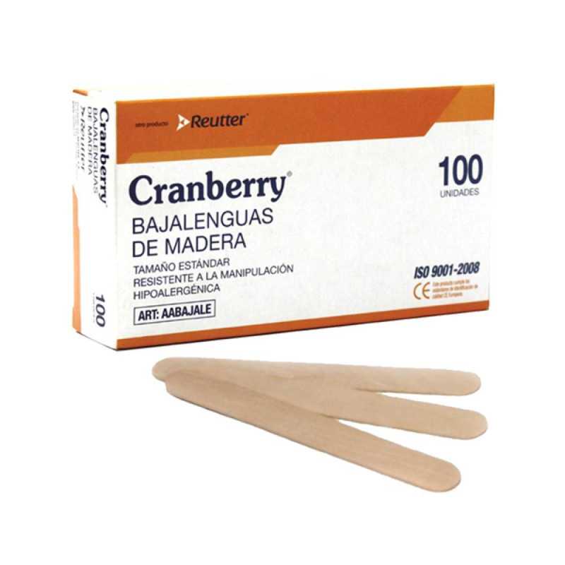 Baja Lengua Madera x 100und - CRANBERRY - Farmacias San Martín
