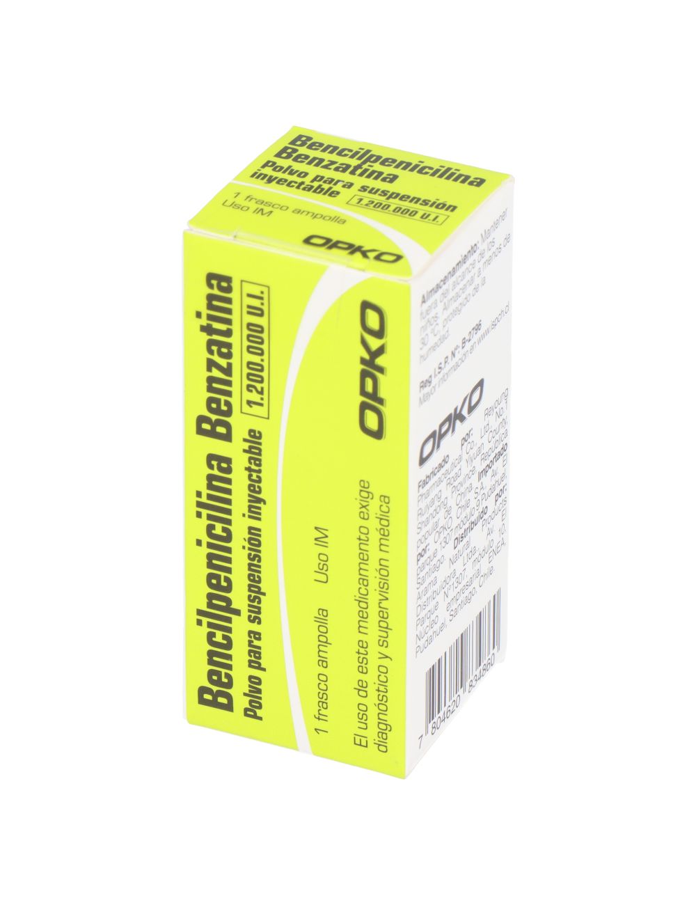 Bencilpenicilina Benzatina 1.200.000Ui Ampolla - Opko