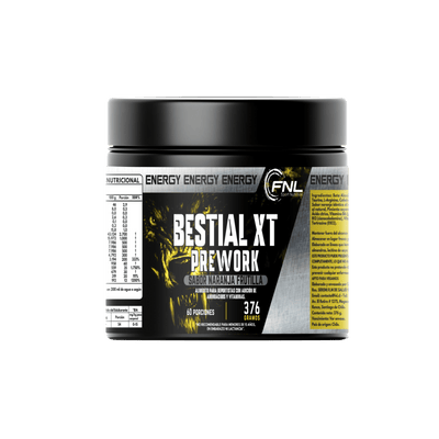 BESTIAL XT PREWORK POLVO 376GR