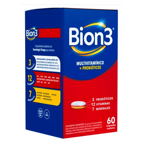 Bion 3 x 60 Comp - PROCTER & GAMBLE - Farmacias San Martín