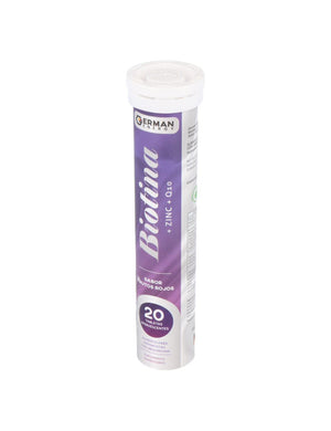 Imagen del producto Biotina + Zinc + Q10 x20 comp. Efervescentes de GERMAN ENERGY