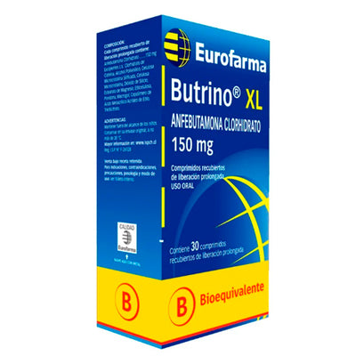 BUTRINO XL 150MG X 30 COMPRIMIDOS LIB PROLONG