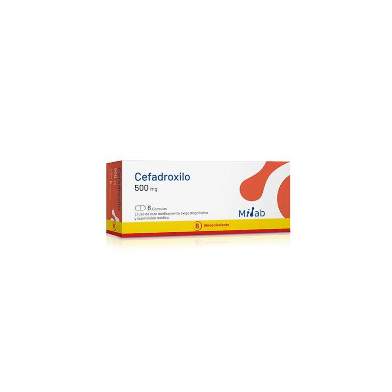 Cefadroxilo 500Mg X 8 Capsulas - Mintlab