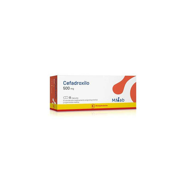 Cefadroxilo 500mg x 8 Capsulas