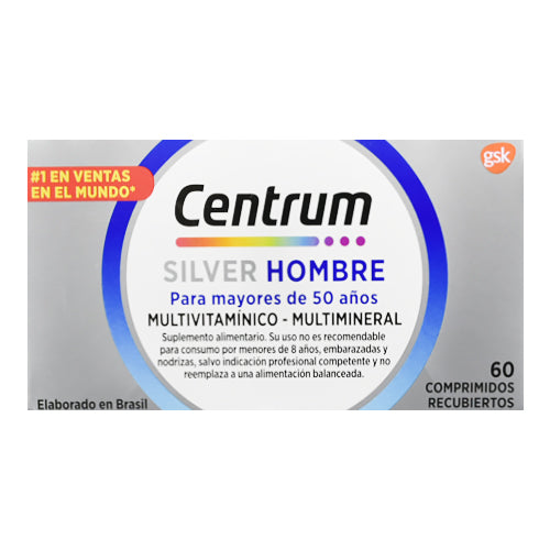 Centrum Silver Hombre x 60 - GSK - Farmacias San Martín