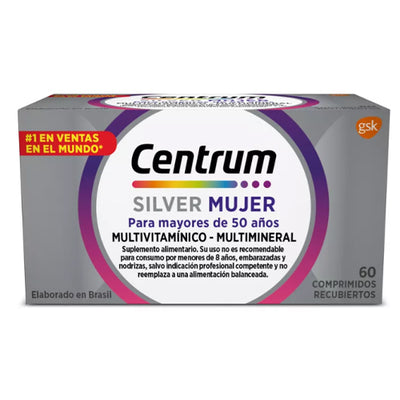 CENTRUM SILVER MUJER X 60