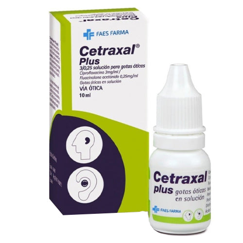 Cetraxal Plus Oto Gts x 10 ml - FAES FARMA - Farmacias San Martín