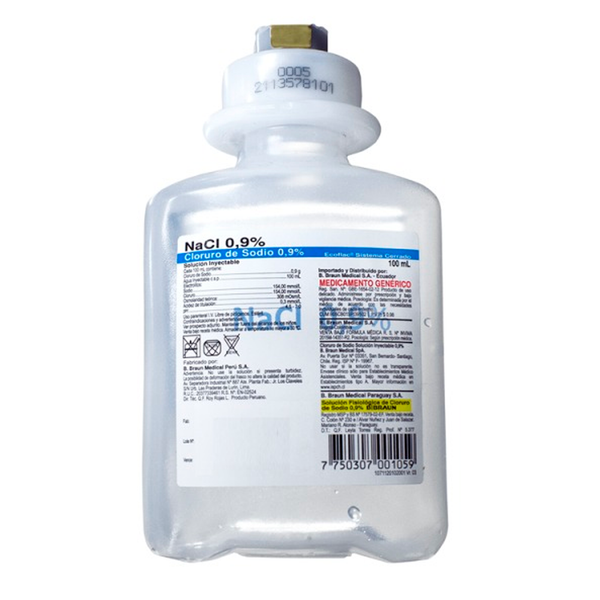 Suero Fisiologico 0.9% 100ml