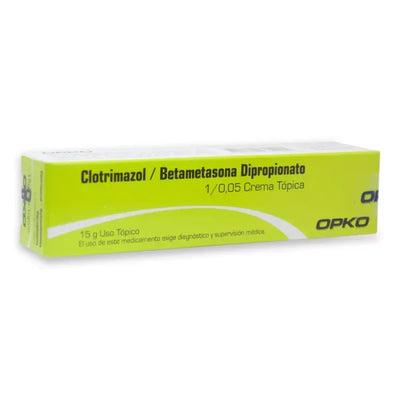 Clotrimazol + Betametasona 1 / 0.05 Crema Topica 15Gr - Curaespring