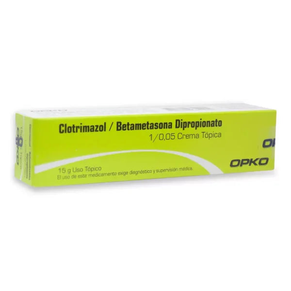 Clotrimazol + Betametasona 1 / 0.05 Crema Topica 15Gr - Curaespring