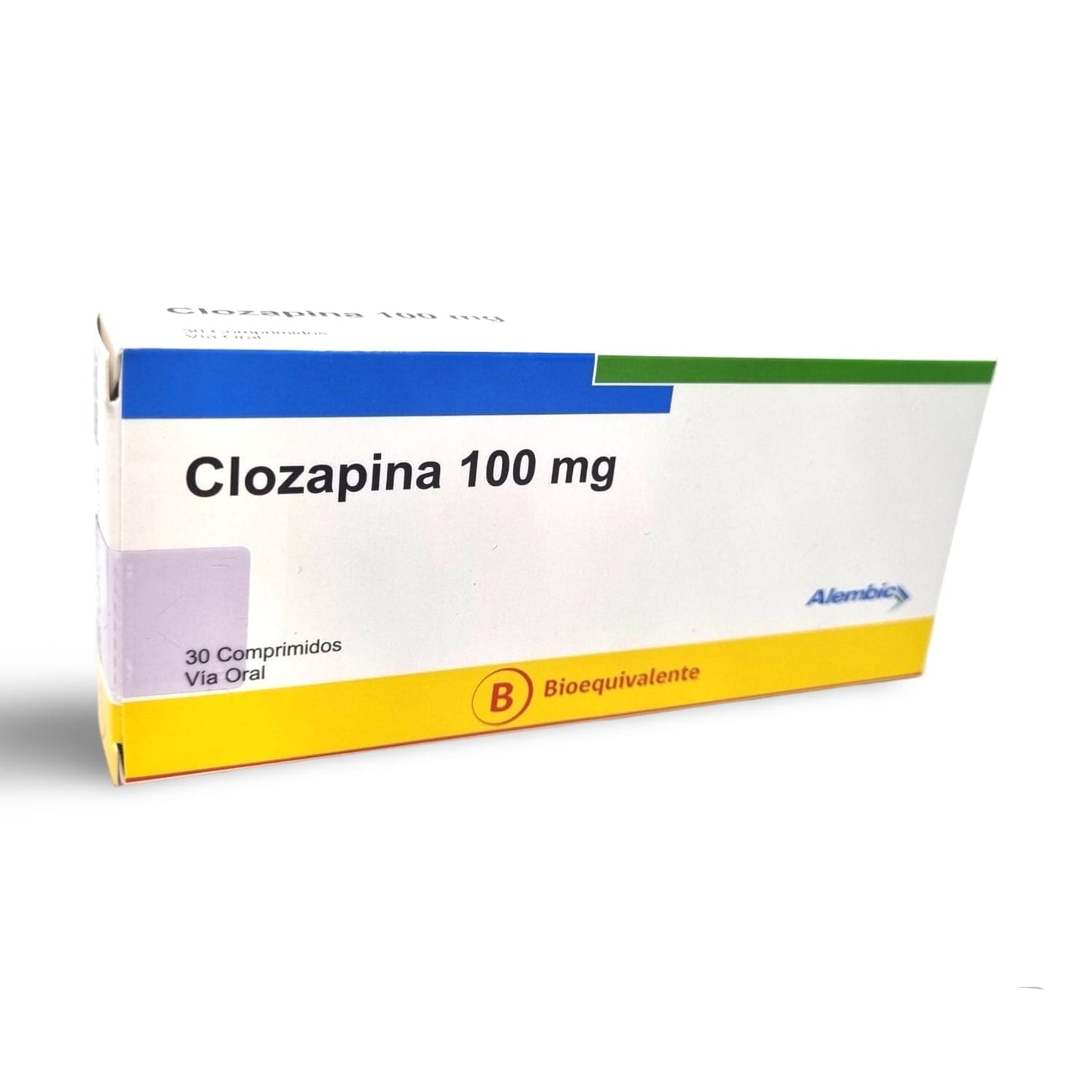 Clozapina 100mg x 30 Comprimidos - ALEMBIC - Farmacias San Martín