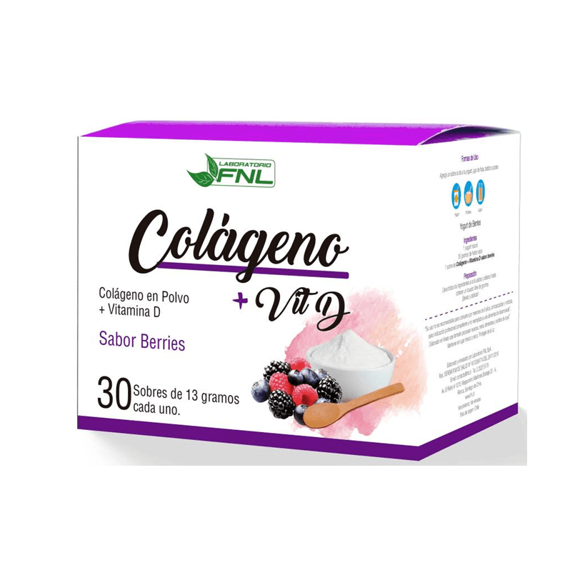 Colageno + Vitamina D Berries - FNL - Farmacias San Martín