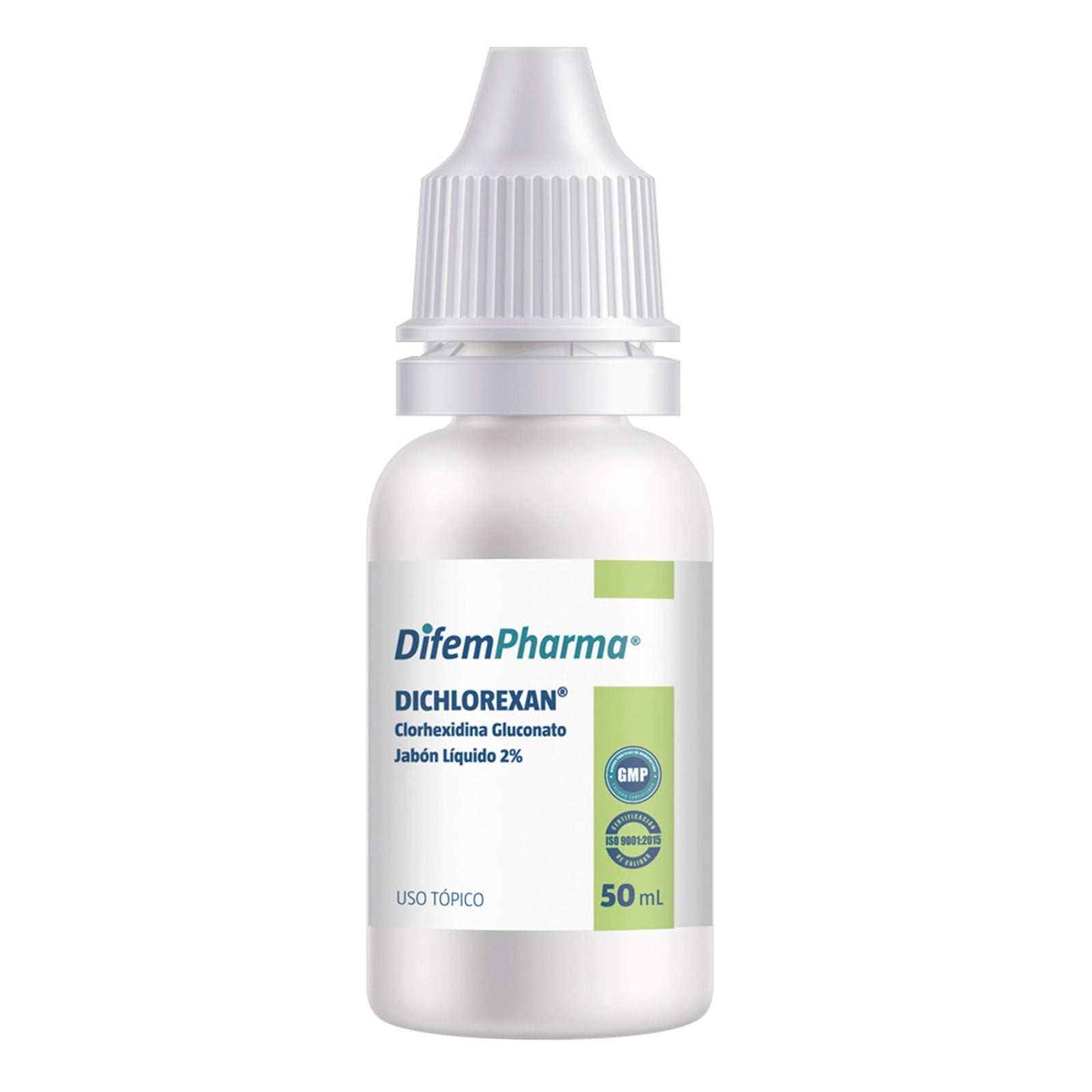 Dichlorexan Jabon Liquido 2% 50ml - DIFEM - Farmacias San Martín