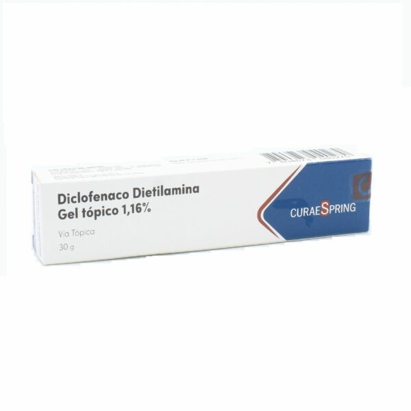 Imagen del producto Diclofenaco 1.16% Gel Tópico 30 g de CURAESPRING
