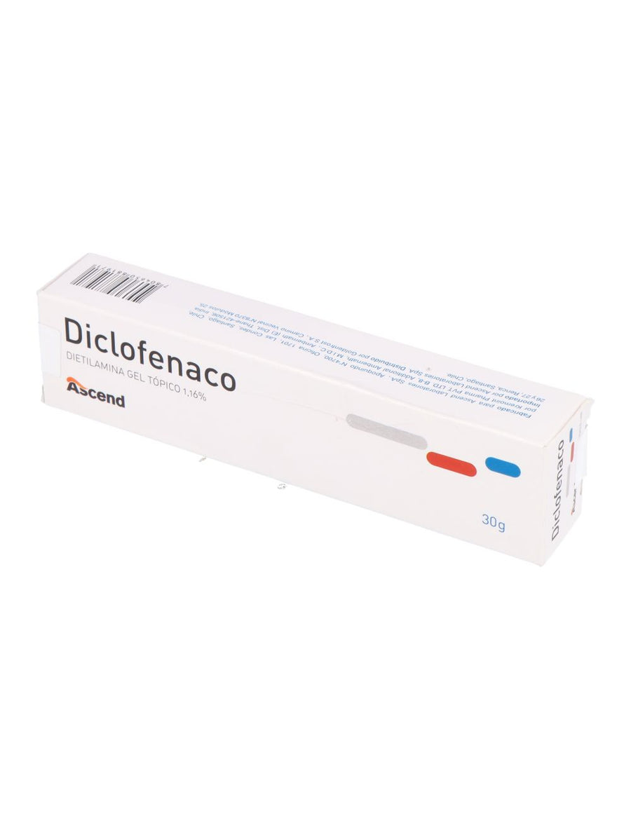 DICLOFENACO 1.16% GEL TOPICO 30GR
