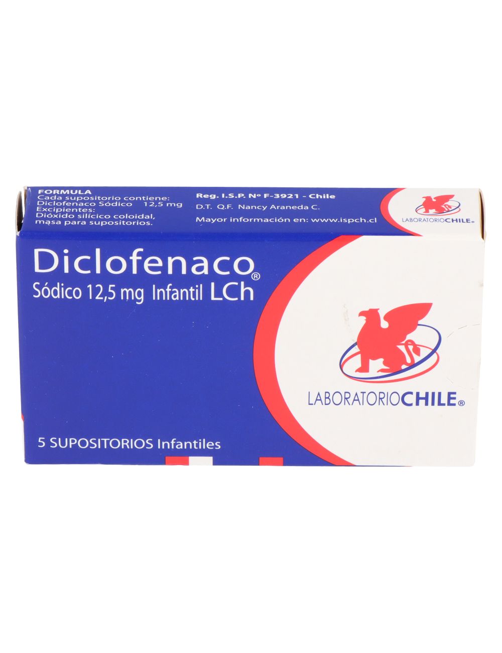 Diclofenaco 12.5Mg X 5 Supositorios - Chile
