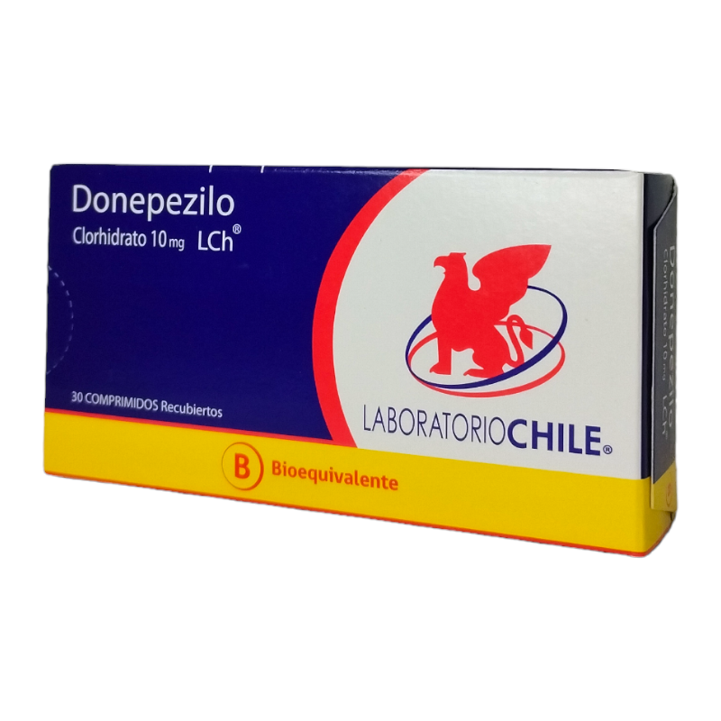 Donepezilo 10mg x 30 Comprimidos Recubiertos - CHILE - Farmacias San Martín