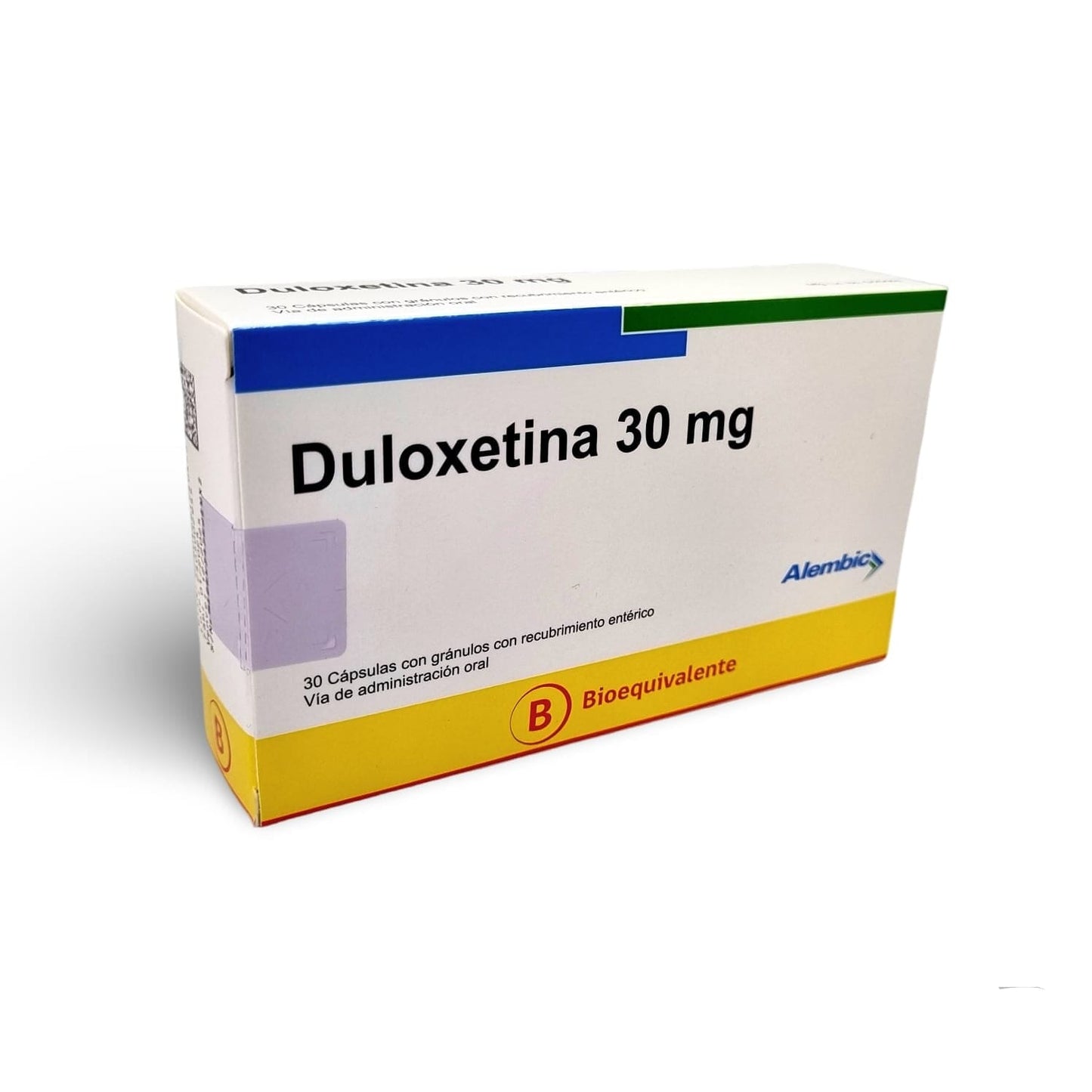 Imagen del producto Duloxetina 30 mg x30 cáps. Con Gran Con Rec Enterico de ALEMBIC