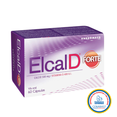 CENABAST - ELCAL D 320MG / 125UI X 60 CAPSULAS