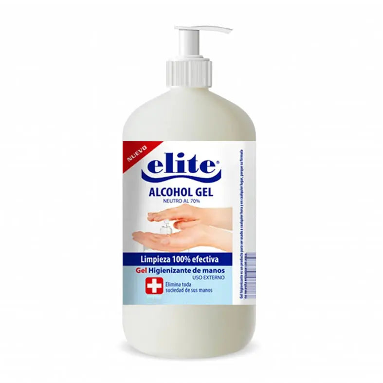 Alcohol Gel 70º con Valvula 1000ml - ELITE - Farmacias San Martín